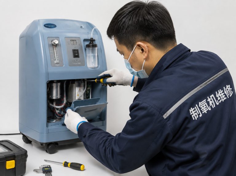 营口飞利浦伟康制氧机低氧浓度报警维修